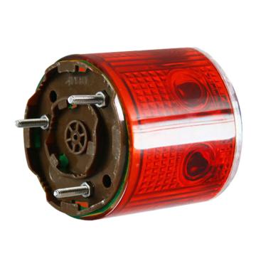 SAFEWARE/安赛瑞 太阳能警示灯，闪烁路障爆频信号，夜间施工灯，红色，机械闪烁三螺丝款