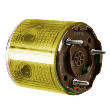 SAFEWARE/安赛瑞 太阳能警示灯，闪烁路障爆频信号，夜间施工灯，黄色，自动闪烁三螺丝款