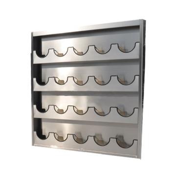 SAFEWARE/安赛瑞 悬挂式安全帽放置架，201不锈钢20位放置1.4×0.08×1.47m