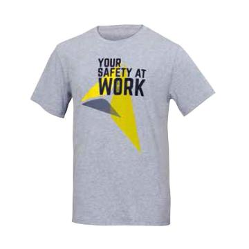 DELTAPLUS/代尔塔 圆领T恤，405431-L，ROMA 罗马时尚T恤 纯棉灰色