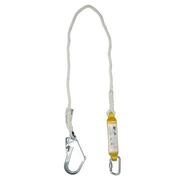 Honeywell/霍尼韦尔 缓冲绳,DL-61,12毫米单叉缓冲系绳 配1个安全钩 1个脚手架钩 2米