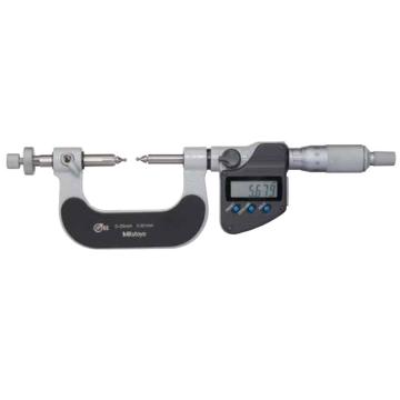 Mitutoyo/三丰 齿轮千分尺 ,数显型 0-25,324-251-30 IP65级防护,不含第三方检测
