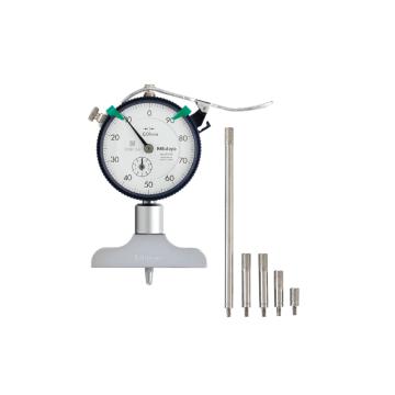 Mitutoyo/三丰 指针式深度表,深度尺 0-10*0.01mm 带针型测头,7210A,不含第三方检测