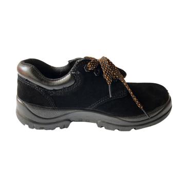 QB/祺宝 黑色翻毛皮安全鞋 ,防砸 ,78010-44