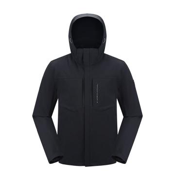 TOREAD/探路者 男士套羽绒冲锋衣 ,黑色 ,TAWWAL91207-G01X ,L