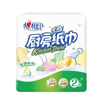 Mind Act Upon Mind/心相印 2层厨房专用卷纸 75节/卷 2卷/包 ,KT102