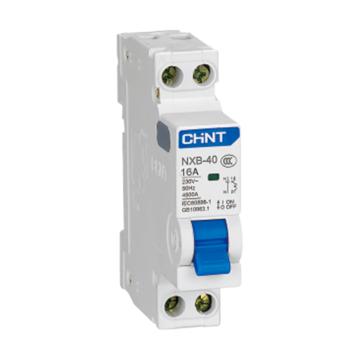 CHINT/正泰 微型断路器 ,NXB-40 1P+N 16A C型