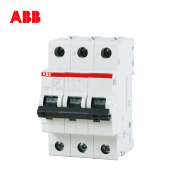 ABB 微型断路器 S203M 3P 2A C型，S203M-C2DC 直流
