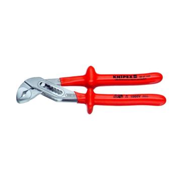 KNIPEX/凯尼派克 Knipex 水泵钳，250mm(镀铬头，浸塑绝缘手柄，1000V)，88 07 250