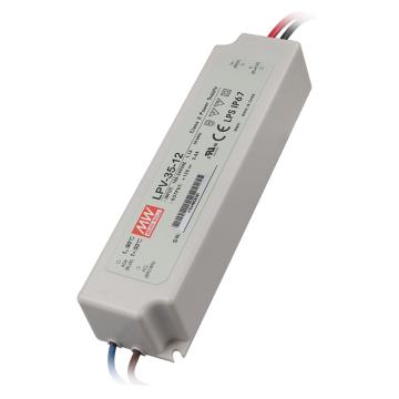 MEANWELL/明纬 防水开关电源，IP67，LPV-35-12