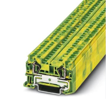 PHOENIX/菲尼克斯 弹簧接地端子，ST 4-PE，3031380，50个/包