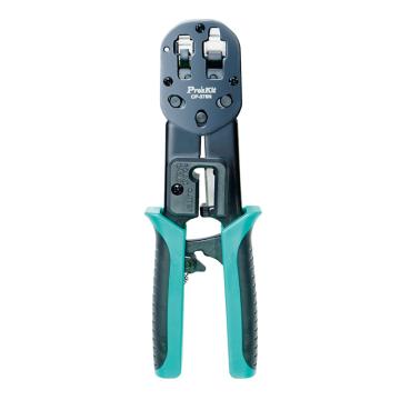 Pro'sKit/宝工 网络棘轮压接钳，6P/8P，210mm，CP-376N