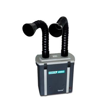 QUICK/快克 烟雾净化过滤系统，双工位，QUICK6602，焊烟净化器 吸烟仪 焊锡吸烟排烟机 烟雾除尘器