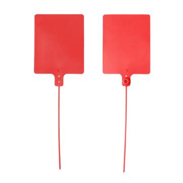 SAFEWARE/安赛瑞 物流大吊牌，物流挂签，封条封签扎带（100根装）红色