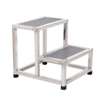 SAFEWARE/安赛瑞 双层不锈钢脚踏凳，40*45*40cm,600828