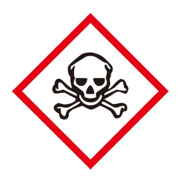 SAFEWARE/安赛瑞 GHS标签-有毒有害物，高性能不干胶，50×50mm，39636，50片/包