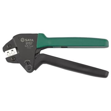 SATA/世达 省力型插塞端子压接钳，0.25-1MM² ，91157