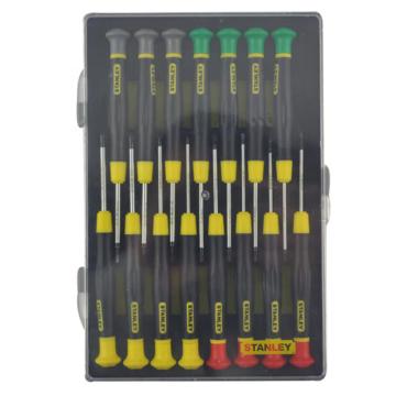 STANLEY/史丹利 15件套微型螺丝批组套,66-381-23