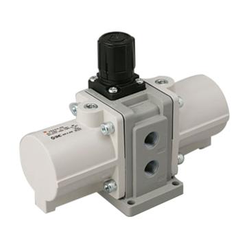 SMC VBA-A增压阀，手动操作型，接管G1/4