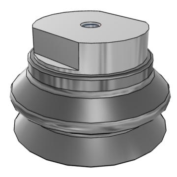 SMC 真空吸盘，ZPT63HBN-B16