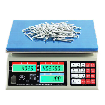 EXCELL/英展 ACS-C计数桌秤，30kg精度:2g，产品尺寸:275*105*310mm(W*H*D)